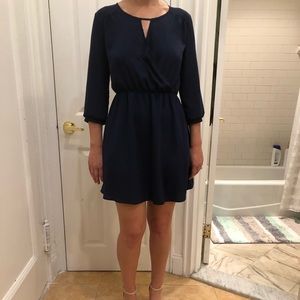 Lush navy dress